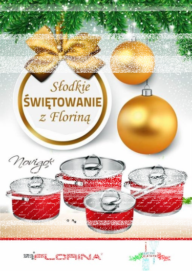 Wygraj czerwony komplet garnków NOVIGO