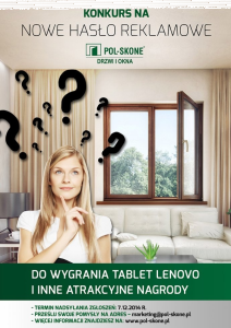 Nowe hasło reklamowe dla POL-SKONE