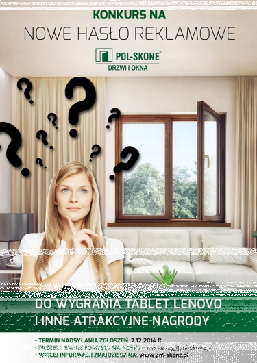 Nowe hasło reklamowe dla POL-SKONE