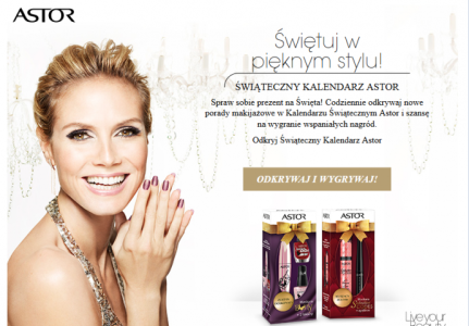 Konkurs "Kalendarz świąteczny Astor"