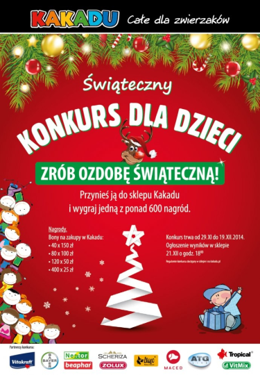 Konkurs "Ozdoba świąteczna Kakadu"