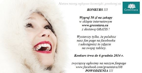 Wygraj kosmetyki w greentara.eu