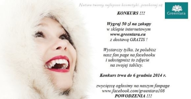 Wygraj kosmetyki w greentara.eu