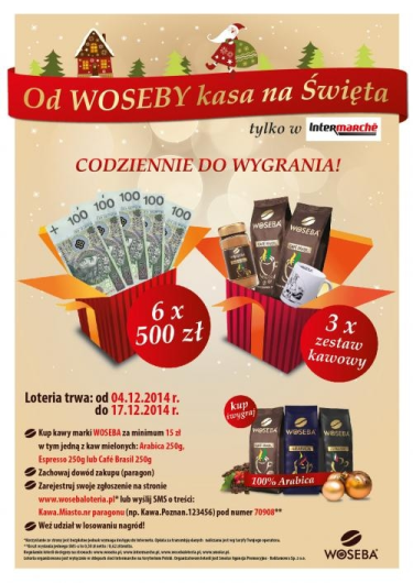 Konkurs "Od WOSEBY kasa na Święta..." Intermarche