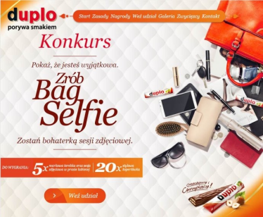 Wygraj sesję zdjęciową, torebkę Guess i batoniki Duplo