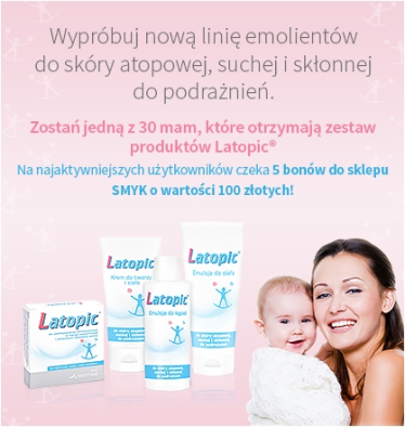 Akcja "Testowanie emolientów Latopic®"