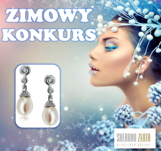 Wygraj srebrne kolczyki z perłami i cyrkoniami