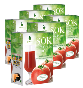 Wygraj wielki zapas soku pomidorowego dla kochanego serca