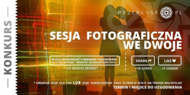 Konkurs: do wygrania sesja fotograficzna dla par