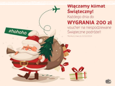 Wygraj voucher na Świąteczne podróże
