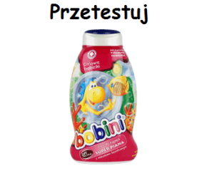 Przetestuj płyn do kąpieli Super piana Bobini colowe bąbelki
