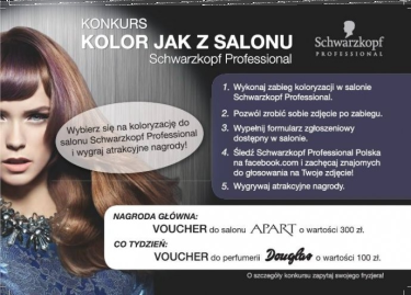 Konkurs "Kolor jak z salonu" Schwarzkopf Professional