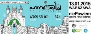 Wygraj zaproszenie na koncert MASALA SOUNDSYSTEM + ÁRON SZILÁGYI [Węgry] + 3CK [Słowacja] w Warszawie! do godz. 12:00