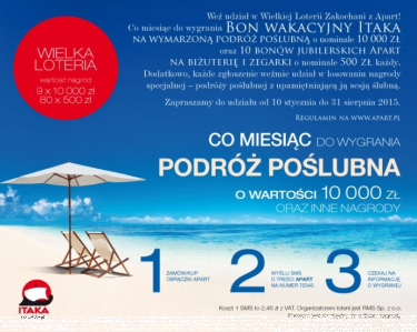 Konkurs "Wielka Loteria - Zakochani z Apart"