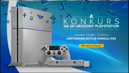 Wygraj konsolę PlayStation 4 w edycji 20th Anniversary!