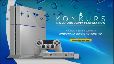 Wygraj konsolę PlayStation 4 w edycji 20th Anniversary!
