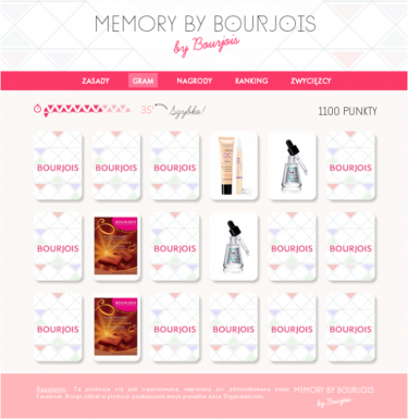 Konkurs "Memory by Bourjois"