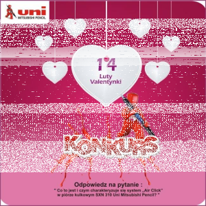 Valentynkowy konkurs z UNI