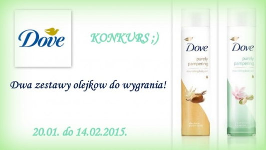 Wygraj jeden z 2 zestawów olejków Dove