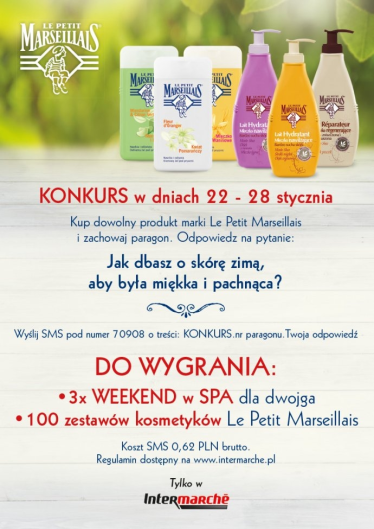 Konkurs "Jak dbasz o skórę zimą" Intermarche
