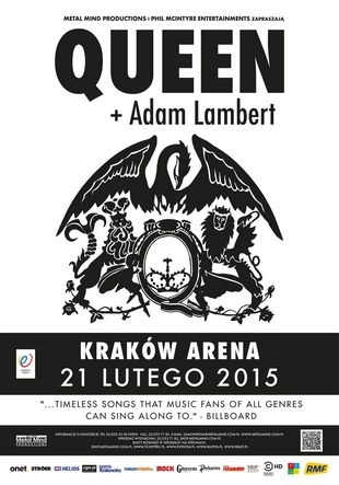 Wygraj bilet na koncert QUEEN + ADAM LAMBERT w Kraków Arenie