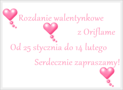 Walentynkowy konkurs z Oriflame