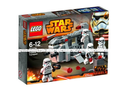 Narysuj scenę walki i wygraj zestaw LEGO 75078 Transport Szturmowców