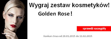 Wygraj 1 z 3 zestawów kosmetyków Golden Rose