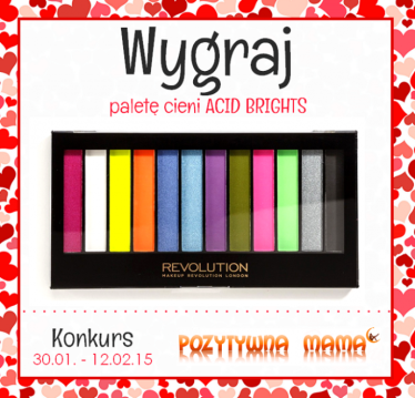 Wygraj paletę cieni ACID BRIGHTS