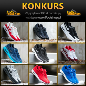 Wygraj bon 300 zł na zakupy w sklepie Footshop.pl