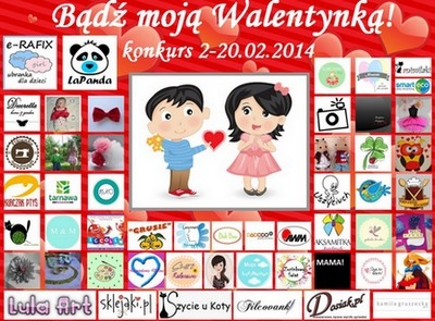 Konkurs "Bądź moja Walentynką"