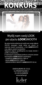 Wyślij nam swój LOOK po użyciu LOOKSMOOTH