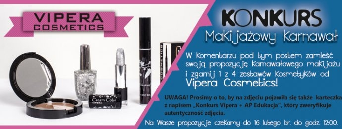 Konkurs "Makijażowy karnawał"