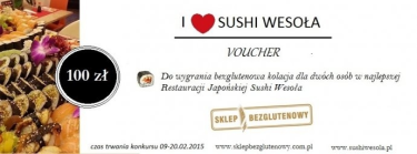 Wygraj voucher na kolację sushi, Warszawa