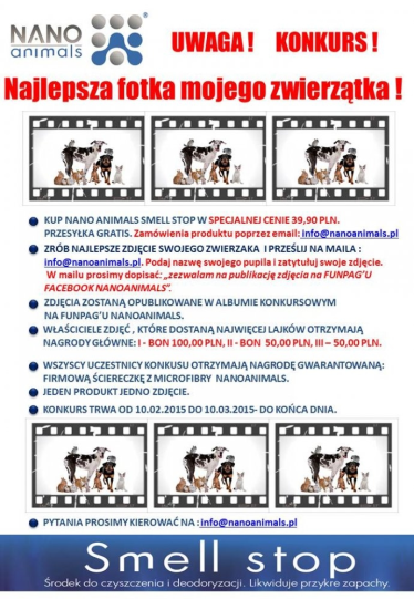 Konkurs fotograficzny "Najlepsza fotka mojego zwierzątka!"