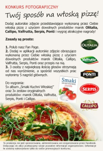 Konkurs "Twój sposób na włoską pizzę"
