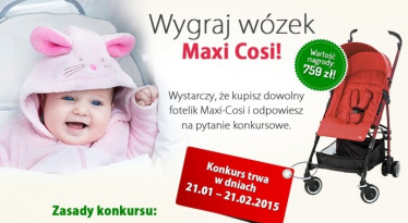 Wygraj wózek Maxi Cosi