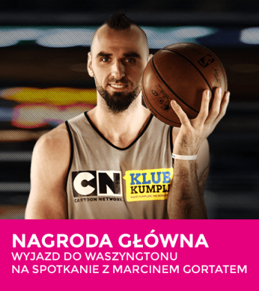 Konkurs "Zagraj w kosza z Marcinem Gortatem"