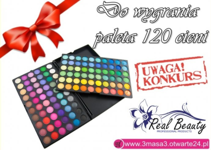 Wygraj paletę 120 cieni Real Beauty