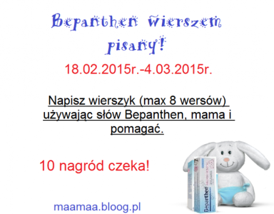 Konkurs "Bepanthen wierszem pisany"