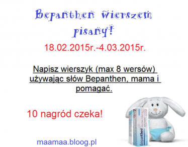 Konkurs "Bepanthen wierszem pisany"