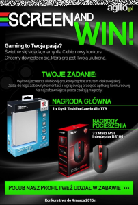 Konkurs "Screen and Win"