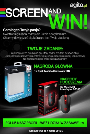 Konkurs "Screen and Win"