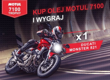 Kup olej Motul 7100 i wygraj Ducati Monster 821