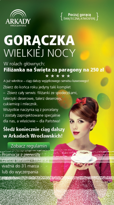 Konkurs "Filiżanka na święta" Arkady Wrocławskie