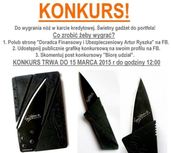 Wygraj świetny gadżet do portfela, do godz. 12:00