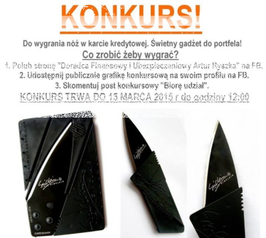 Wygraj świetny gadżet do portfela, do godz. 12:00