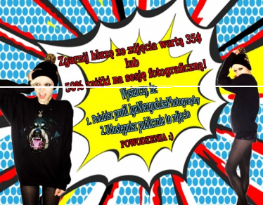 Wygraj bluzę lub rabat na sesję fotograficzną.