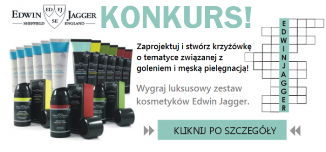 Wygraj luksusowe kosmetyki Edwin Jagger