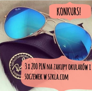Wygraj voucher 200 PLN na zakupy okularów przeciwsłonecznych